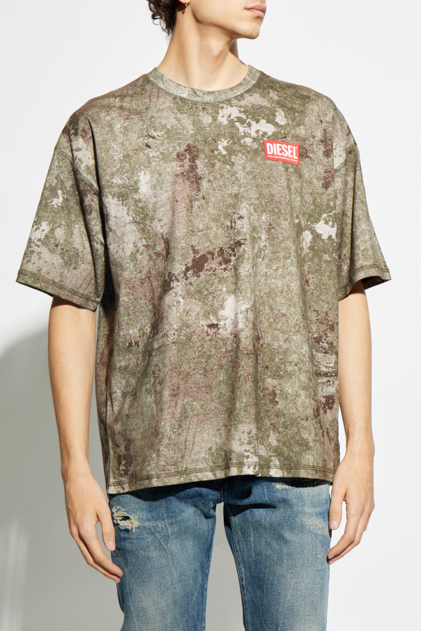 【送料&関税込】Diesel T-shirt T-boxt-r12 Diesel Boxt-R12 T-shirt | Green | FARFETCH JO